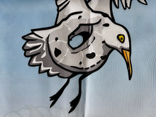 Bay Gulls Shower Curtain