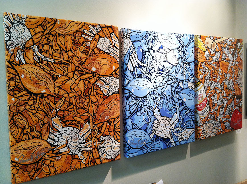 Live, Steamed, Picked Canvases