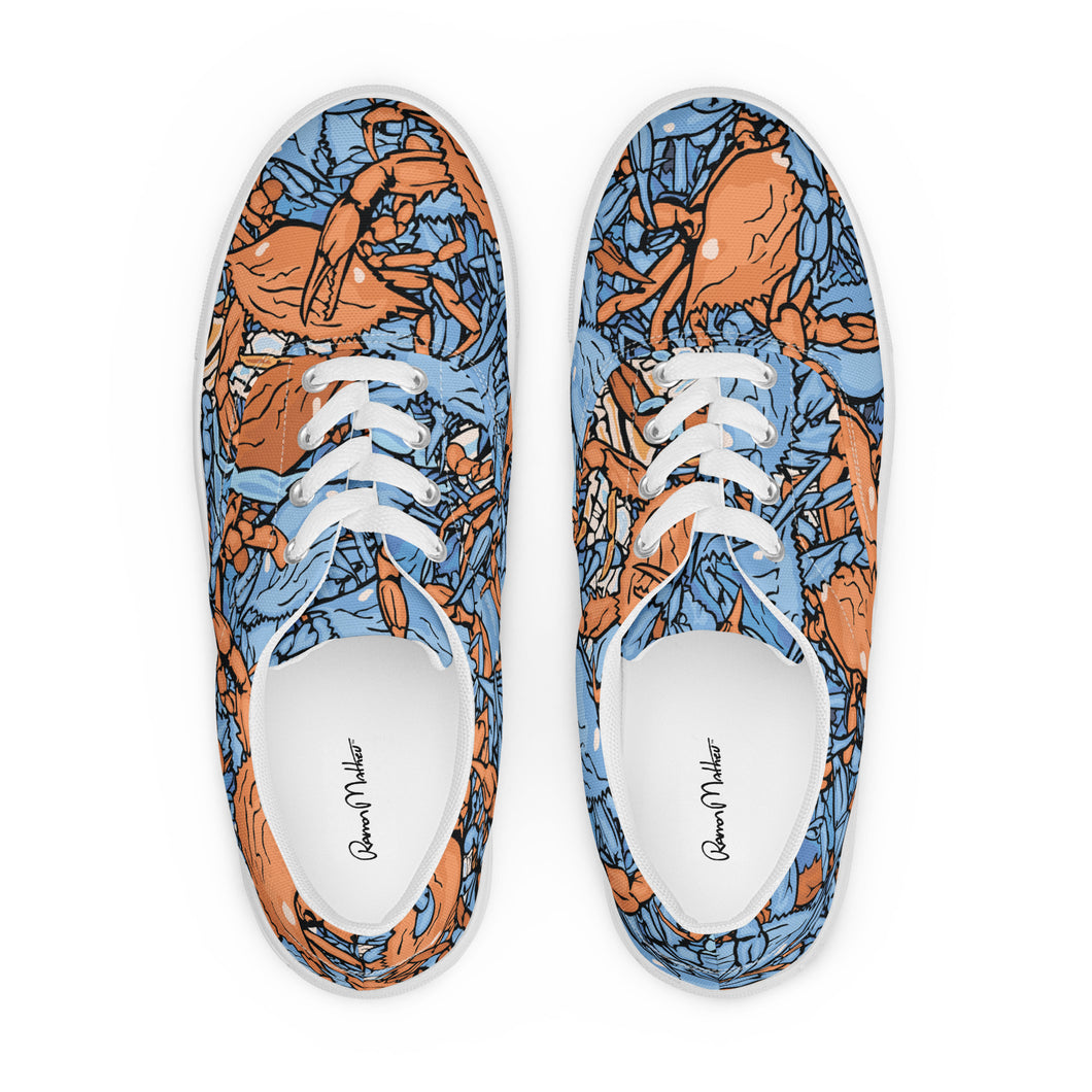 Men’s lace-up canvas shoes