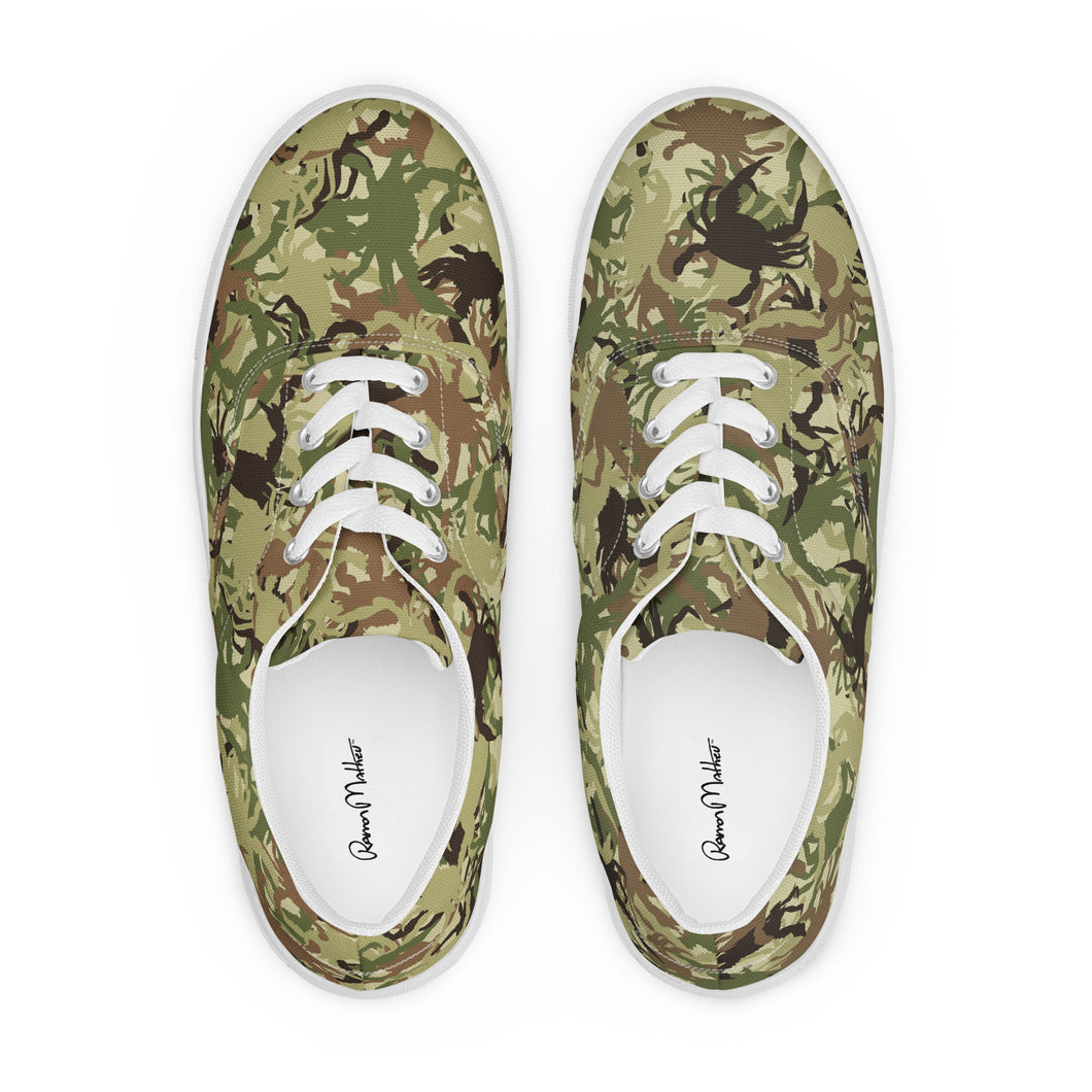 Men’s lace-up canvas shoes