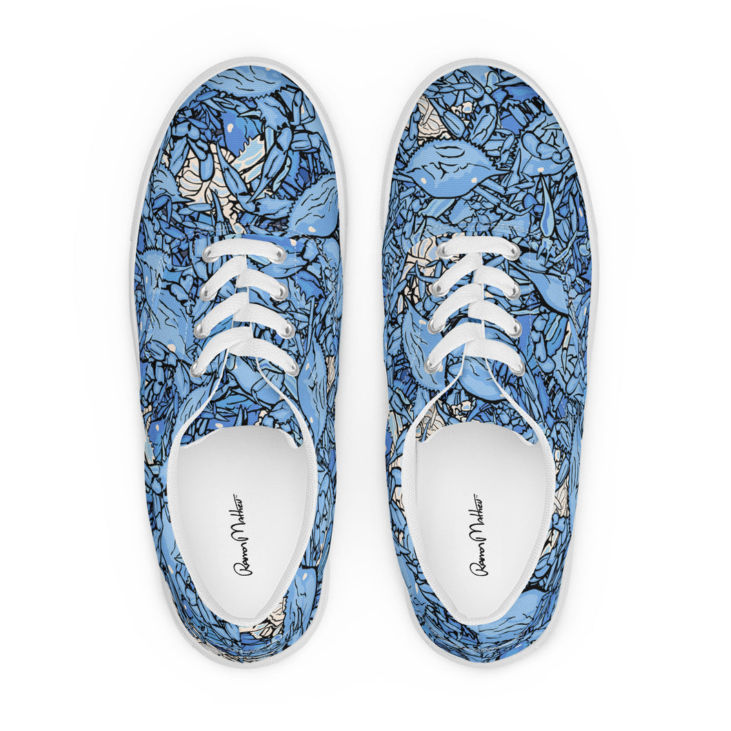 Men’s lace-up canvas shoes