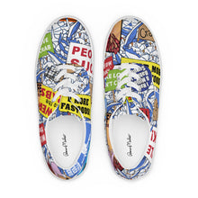 Men’s lace-up canvas shoes