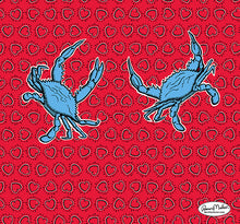 Crabs Holding Hearts Neck Gaiter