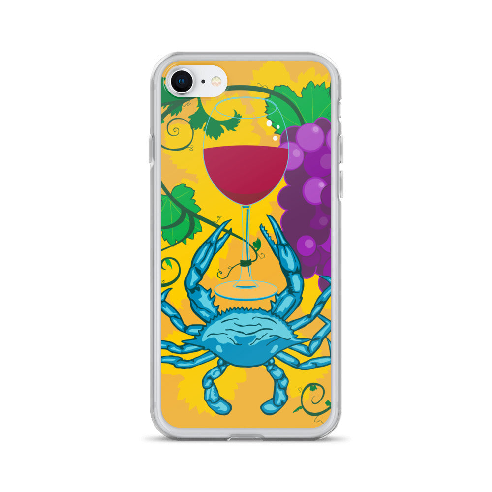 Crabs & Wine iPhone Case