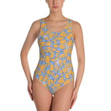 Bushel of Crabs One-Piece Swimsuit in Orange