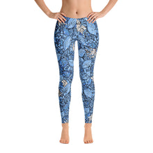 Live Crab Leggings in Blue