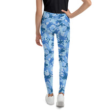Youth Blue Crab Camo Leggings