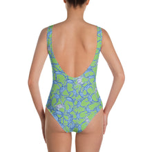 Bushel of Crabs One-Piece Swimsuit in Green