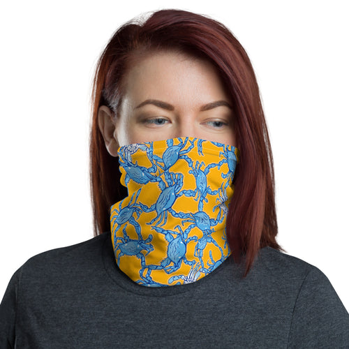 Bushel of Crabs Orange Neck Gaiter