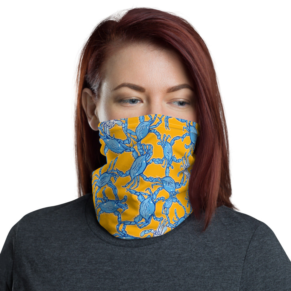 Bushel of Crabs Orange Neck Gaiter