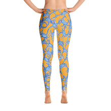 Bushel of Mini Crabs Leggings in Orange