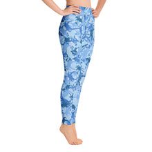 Blue Crab Camo Yoga Leggings
