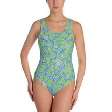 Bushel of Crabs One-Piece Swimsuit in Green
