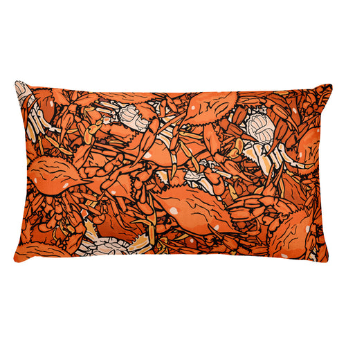 Steamed Crabs Rectangular Pillow