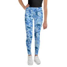 Youth Blue Crab Camo Leggings