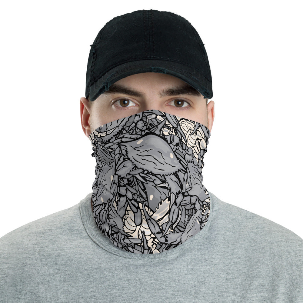 Grey Crab Neck Gaiter