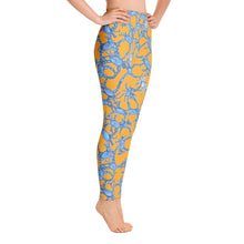 Bushel of Crabs Yoga Leggings in Orange