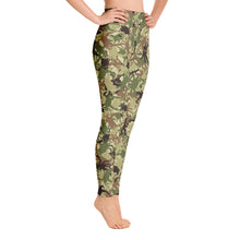Green Crab Camo Yoga Leggings