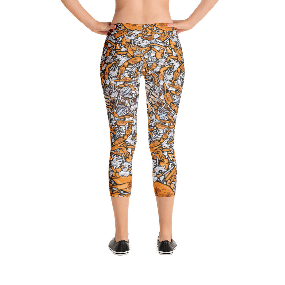 Picked Crab Capri Leggings