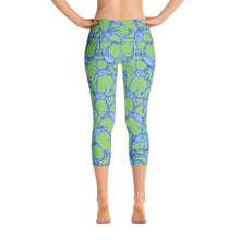 Bushel of Crabs Capri Leggings in Green