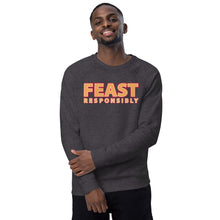 Feast Responsibly Unisex organic raglan sweatshirt