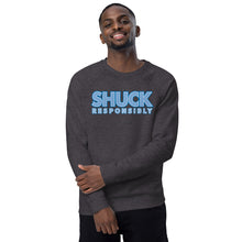 Shuck Responsibly Unisex organic raglan sweatshirt