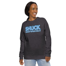 Shuck Responsibly Unisex organic raglan sweatshirt