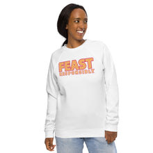 Feast Responsibly Unisex organic raglan sweatshirt