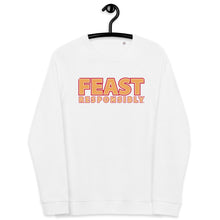 Feast Responsibly Unisex organic raglan sweatshirt