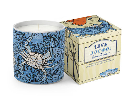 Live Maryland Blue Crab Boxed Candle
