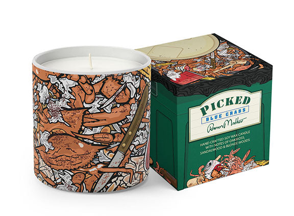 Picked Blue Crab Boxed Candle