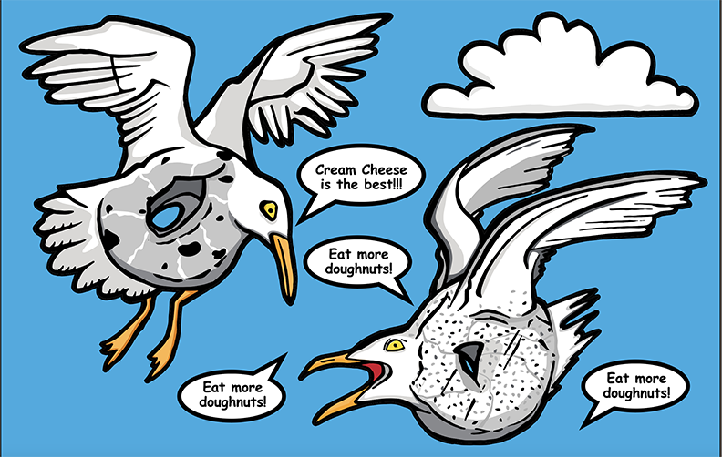Bay Gull Wall Decals