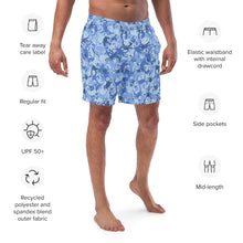 Blue Crab Camo Swim Trunks