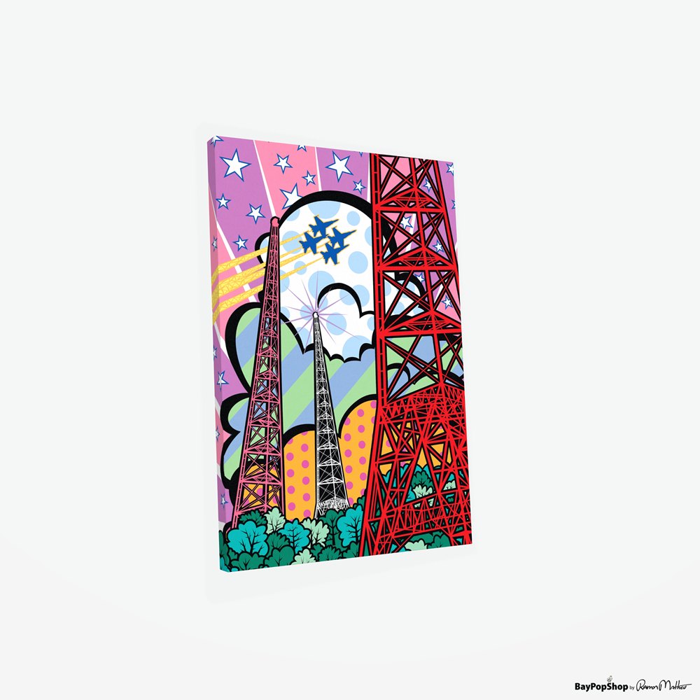 "3 Towers" Limited Edition Art Print by Ramon Matheu