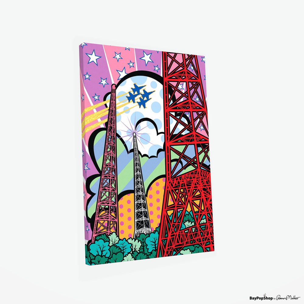 "3 Towers" Limited Edition Art Print by Ramon Matheu