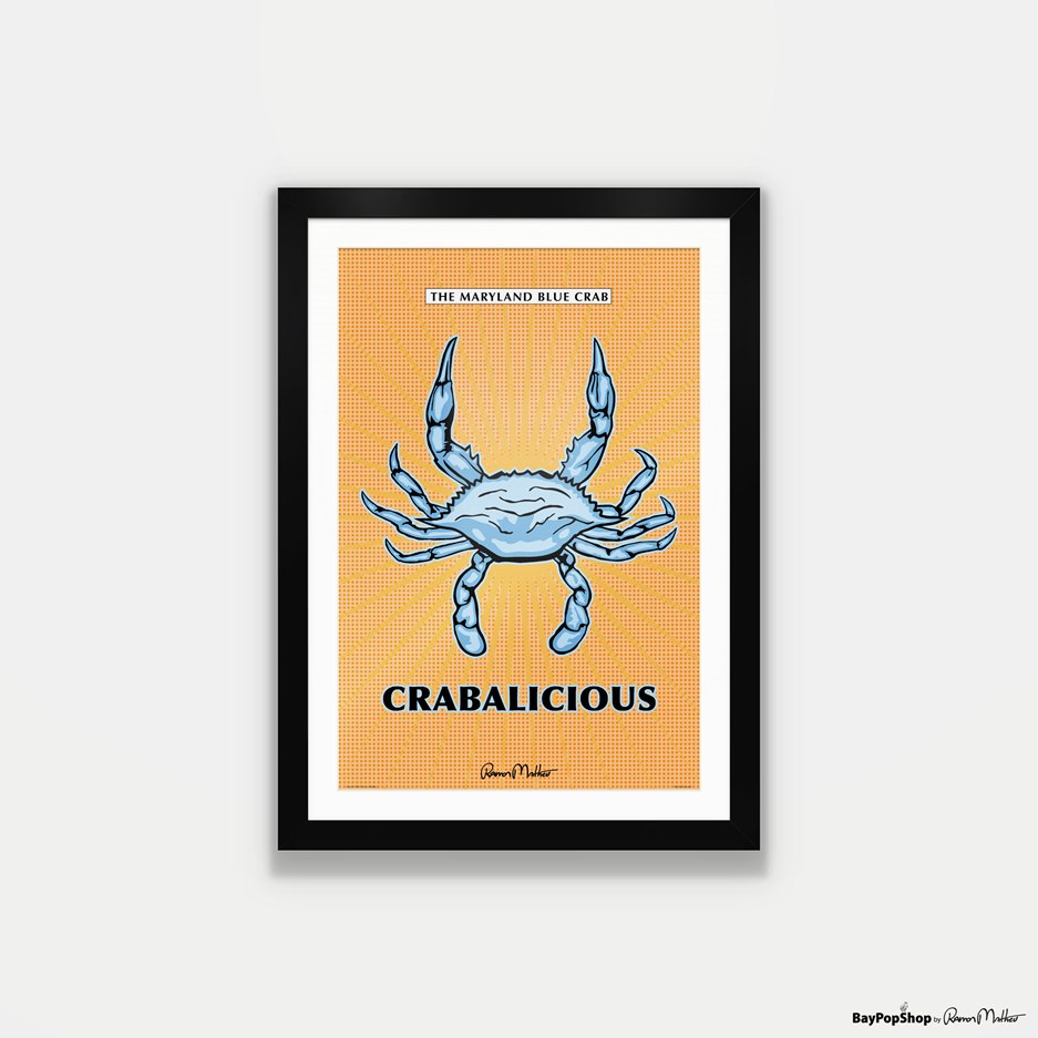 "Crabalicious" Open Edition Art Print by Ramon Matheu
