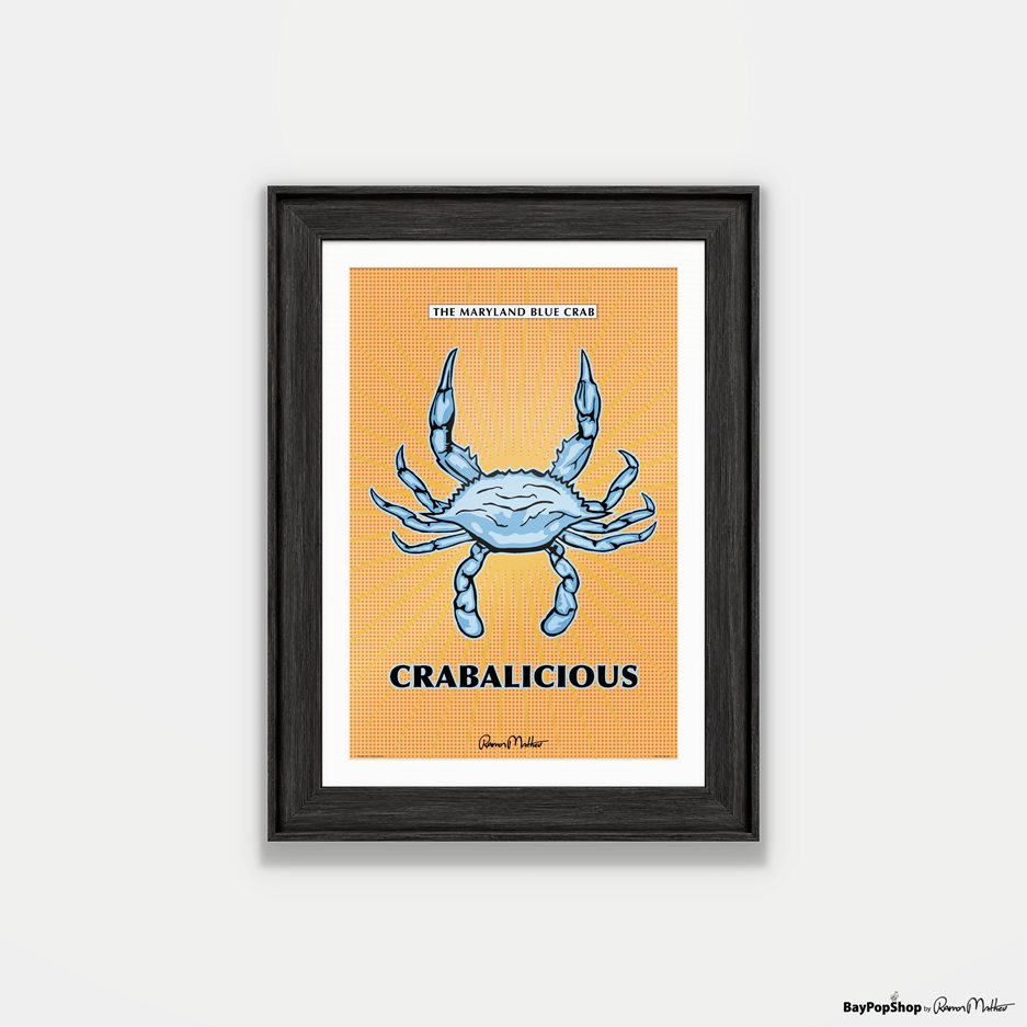 "Crabalicious" Open Edition Art Print by Ramon Matheu