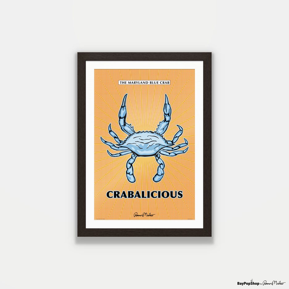 "Crabalicious" Open Edition Art Print by Ramon Matheu