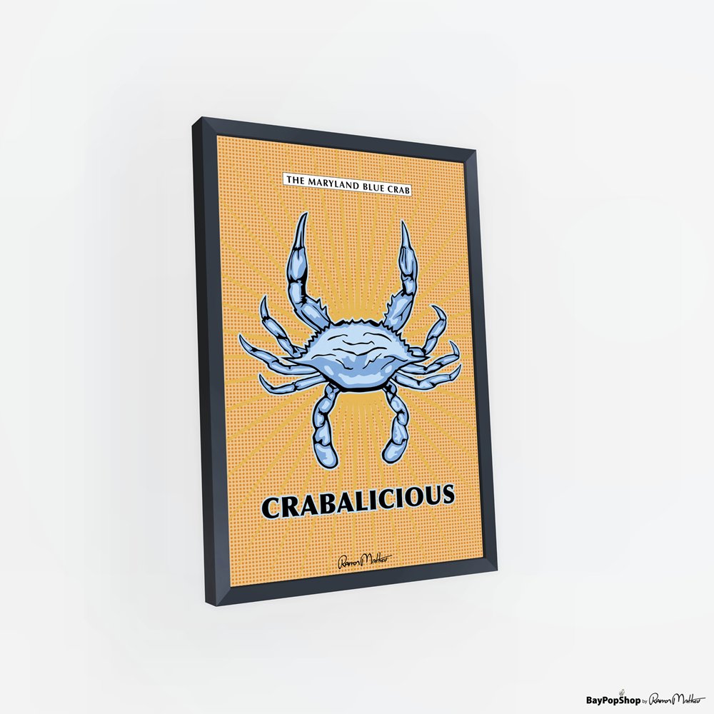 "Crabalicious" Open Edition Art Print by Ramon Matheu