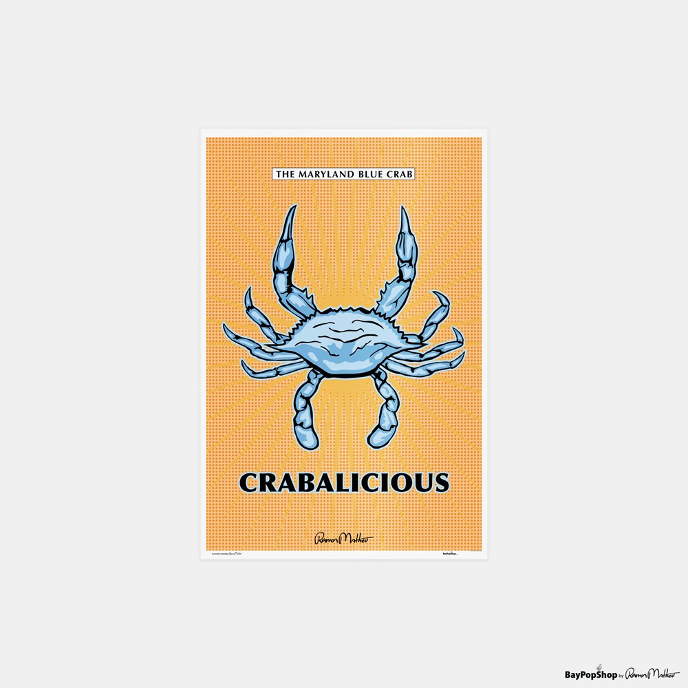 "Crabalicious" Open Edition Art Print by Ramon Matheu