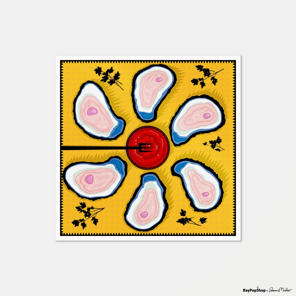 "Awe Shucked" Limited Edition Art Print by Ramon Matheu