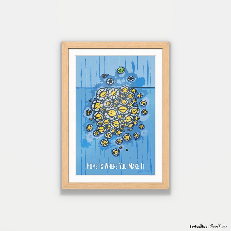 "Home Is Where You Make It" Open Edition Art Print by Ramon Matheu