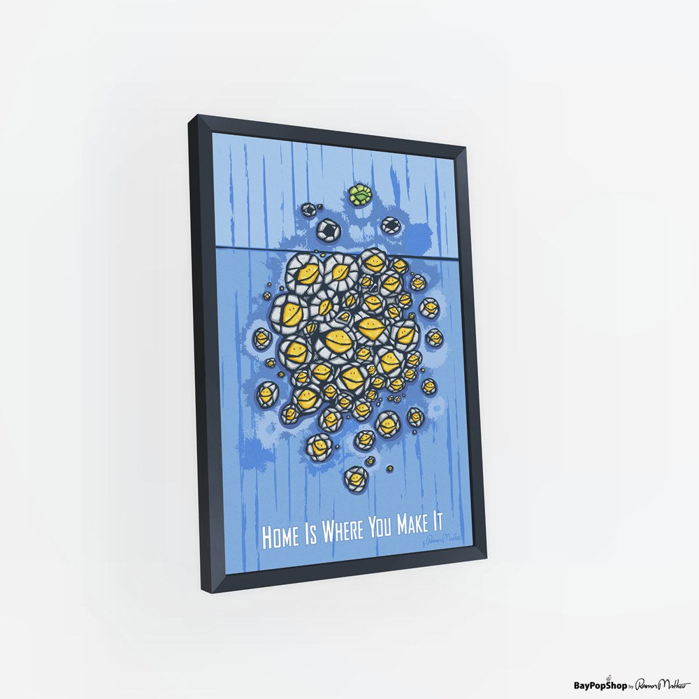 "Home Is Where You Make It" Open Edition Art Print by Ramon Matheu