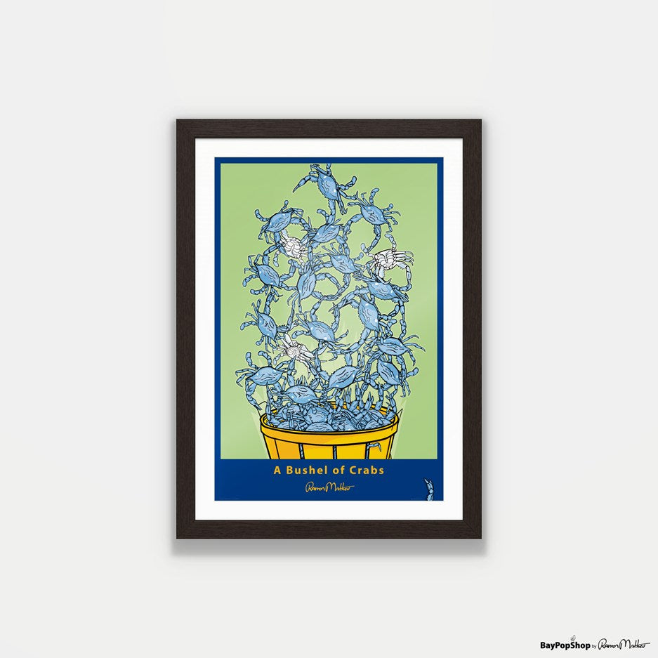 "Bushel Of Crabs" Open Edition Art Print by Ramon Matheu