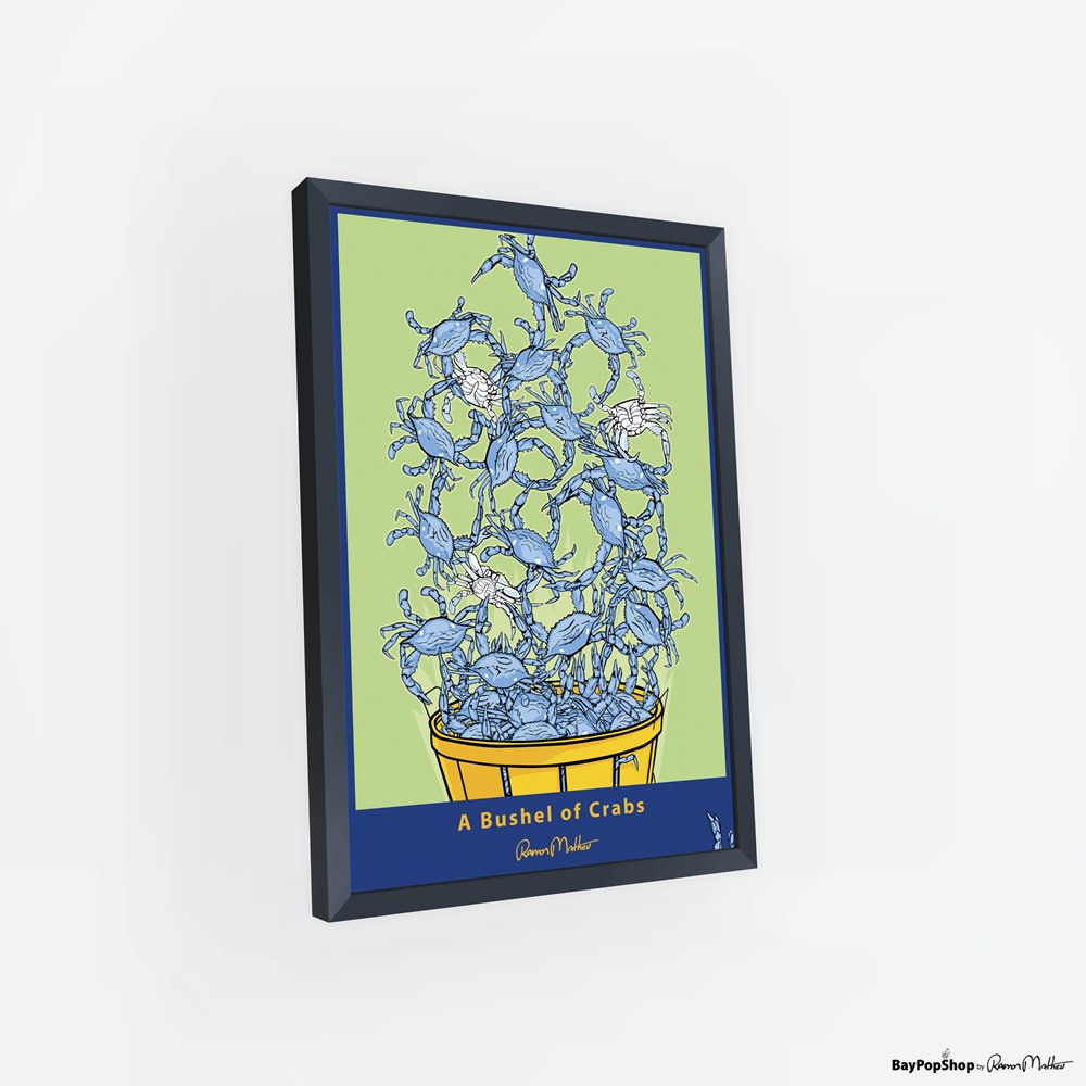 "Bushel Of Crabs" Open Edition Art Print by Ramon Matheu