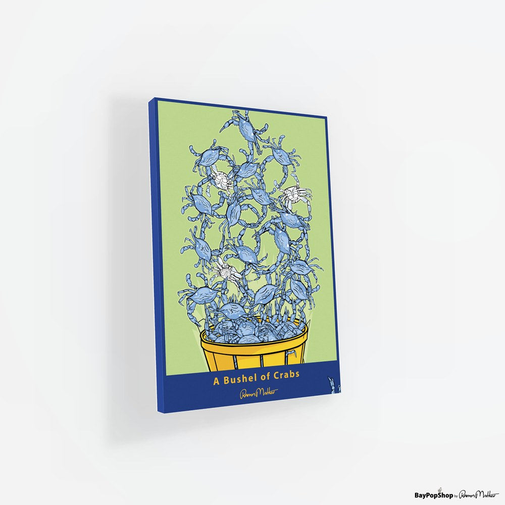 "Bushel Of Crabs" Open Edition Art Print by Ramon Matheu