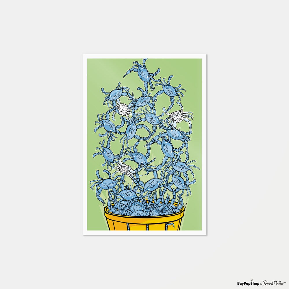 "Bushel of Crabs" Limited Edition Art Print by Ramon Matheu