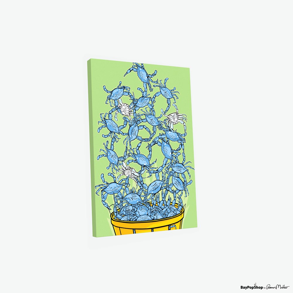 "Bushel of Crabs" Limited Edition Art Print by Ramon Matheu