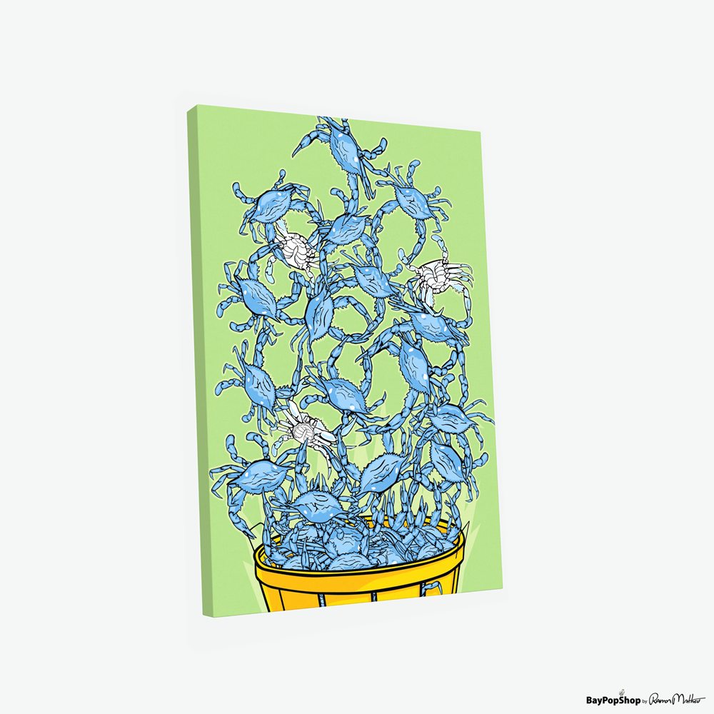 "Bushel of Crabs" Limited Edition Art Print by Ramon Matheu