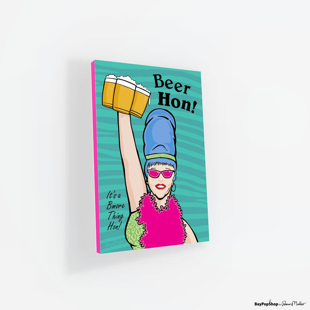 "Beer Hon" Open Edition Art Print by Ramon Matheu